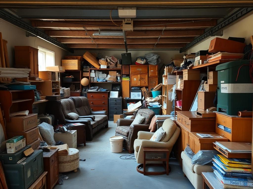Garage Cleanout — Prince Frederick before junk removal in Southern Maryland